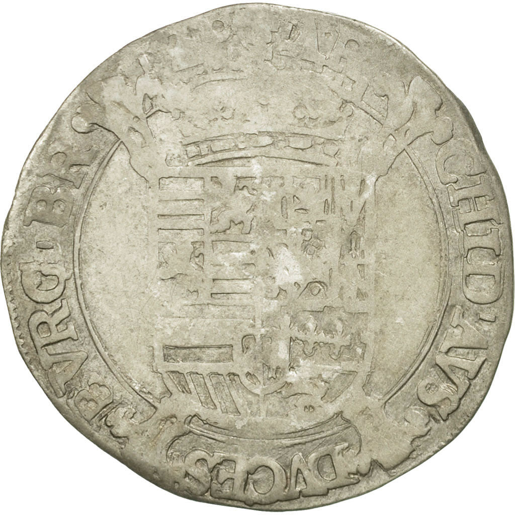 Coin, Spanish Netherlands, BRABANT, Escalin, Undated, Brabant, VF(30-35)