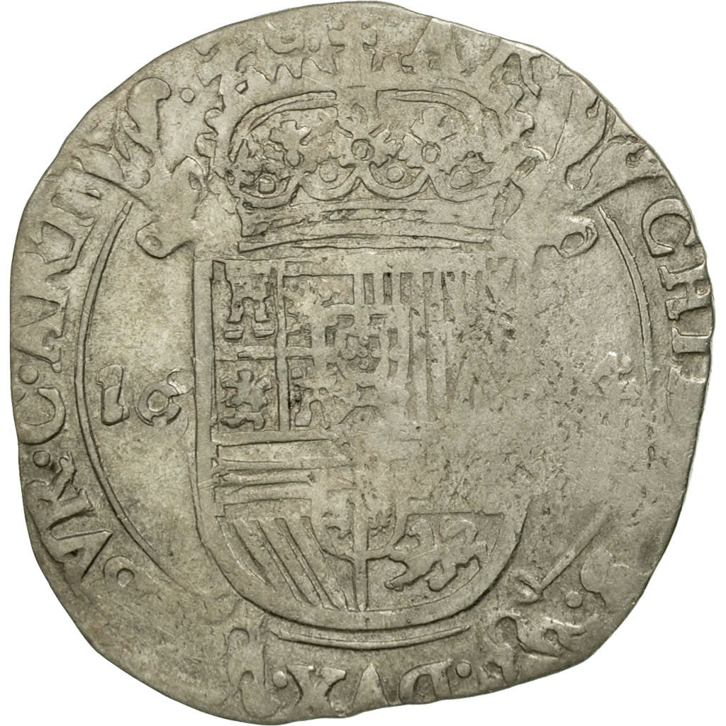 Coin, Spanish Netherlands, Artois, Philip IV, Escalin, Arras, VF(30-35), Silver