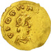 France, Clotaire II, Triens, 584-613, Marseille, Gold, AU(55-58), Belfort:2481