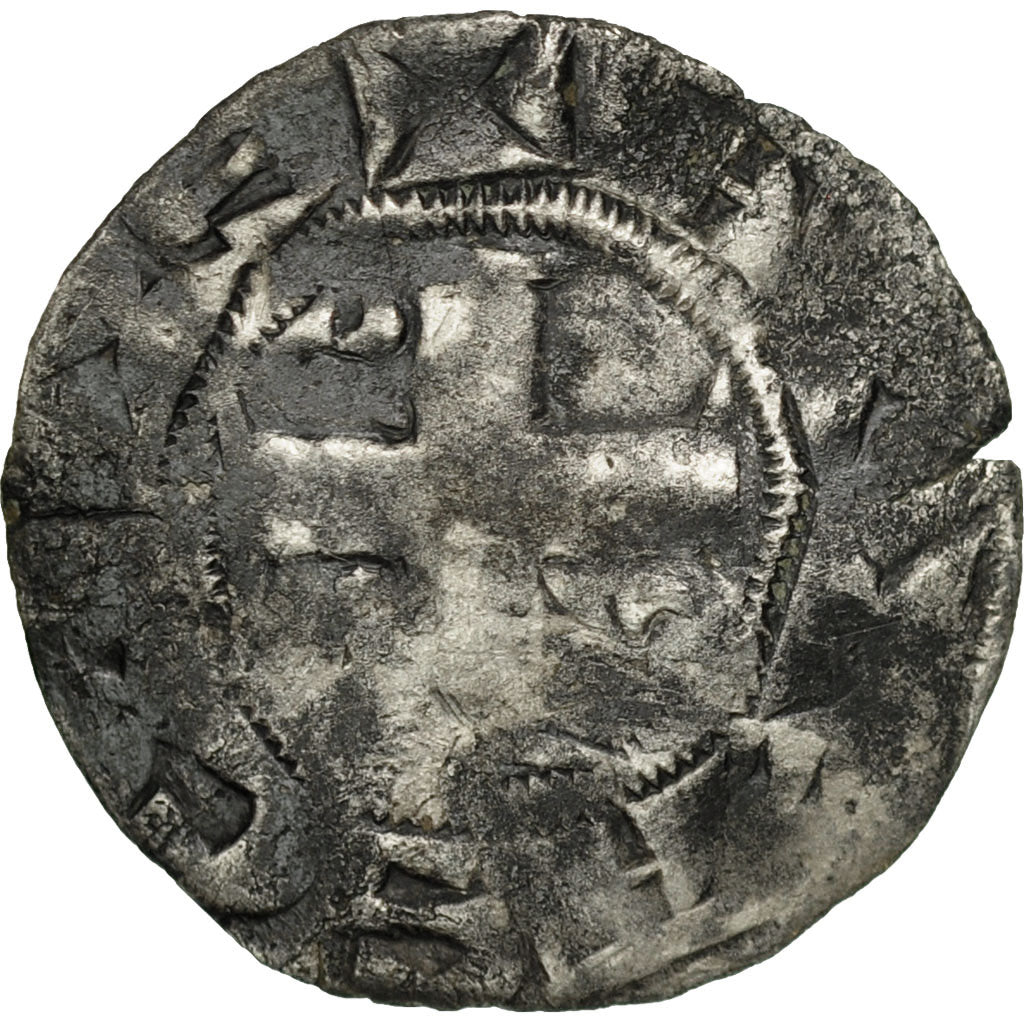 Coin, France, Philip II, Denier Parisis, Arras, VF(20-25), Silver, Duplessy:168