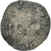 Moneda, Francia, Charles VI, Denier Parisis, BC+, Vellón, Duplessy:398