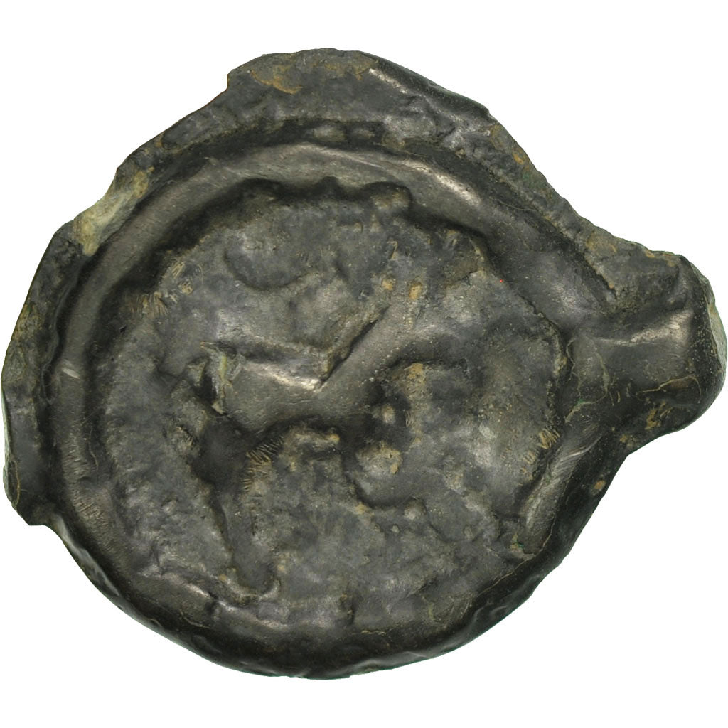 Coin, Nervii, Potin, VF(20-25), Potin, Delestrée:629