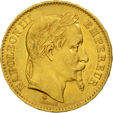 Münze, Frankreich, Napoleon III, Napoléon III, 20 Francs, 1868, Strasbourg