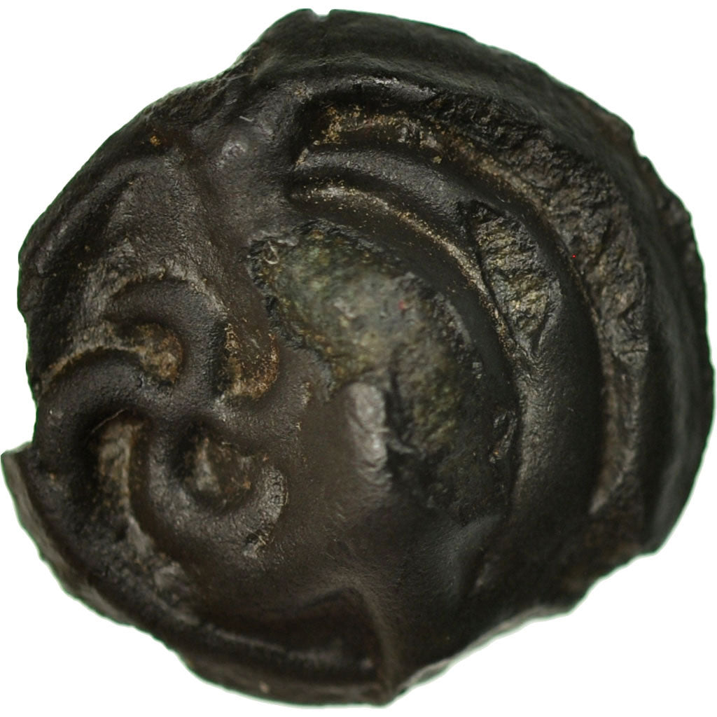 Monnaie, Caletes, Potin, TTB+, Potin, Delestrée:S535B