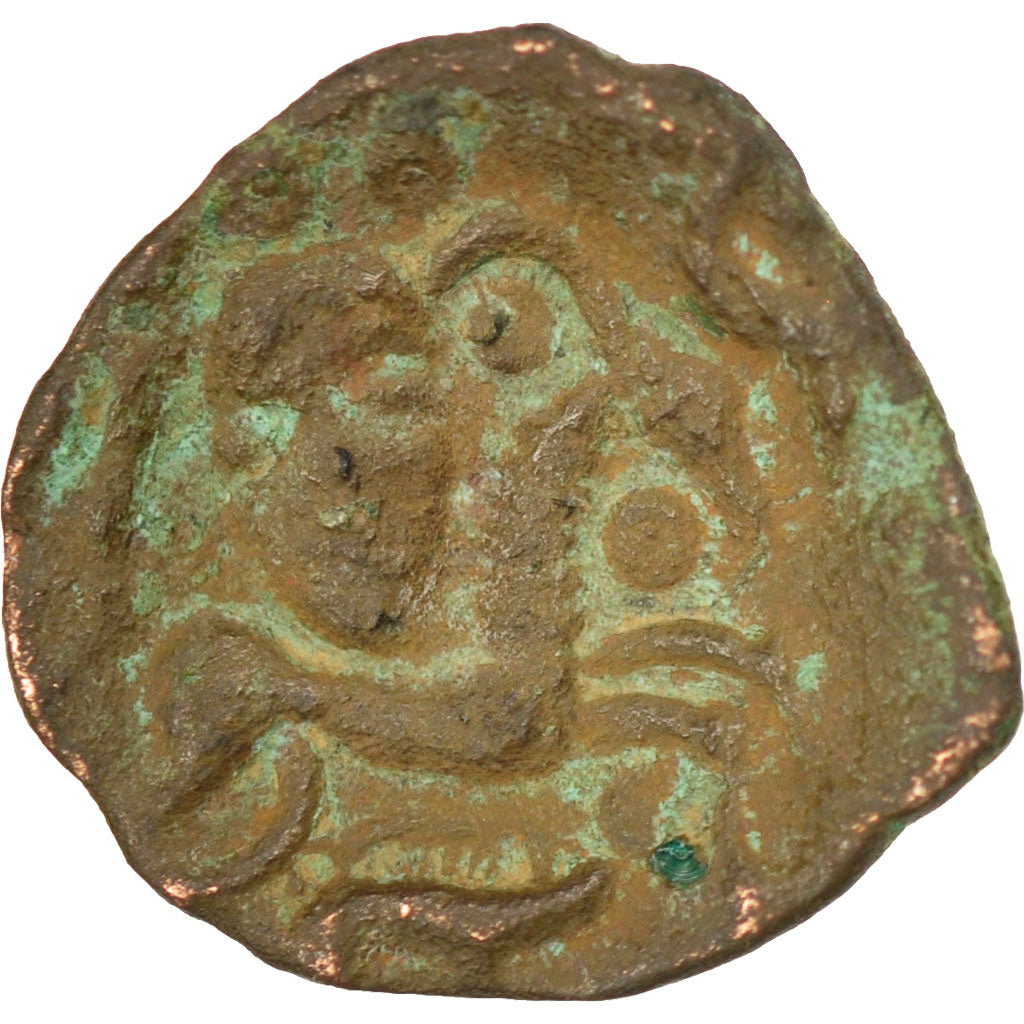 Moneda, Ambiani, Bronze, BC+, Bronce, Delestrée:manque.