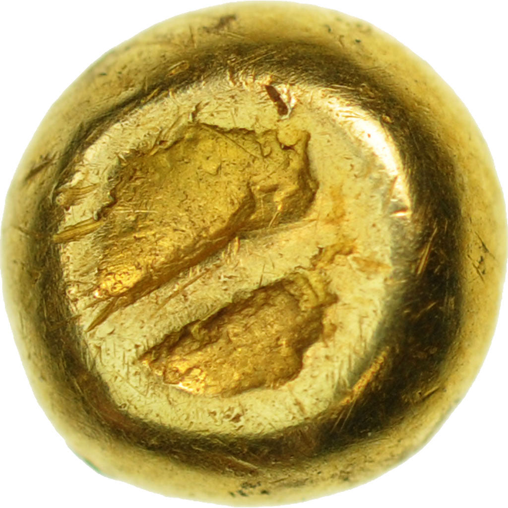 Senones, Globular 1/4 Stater, EF(40-45), Gold, Delestrée:2543