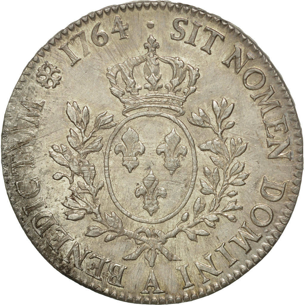 Münze, Frankreich, Louis XV, Écu au bandeau, Ecu, 1764, Paris, SS+, Silber
