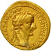 Moneta, Tiberius, Aureus, Lyons, BB, Oro, RIC:29