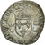 Coin, France, Douzain aux croissants, 1550, Grenoble, VF(30-35), Silver