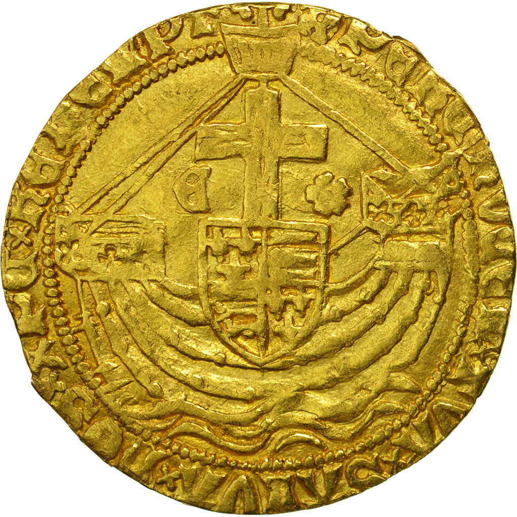 Monnaie, Grande-Bretagne, Edward IV, Gold Angel, Londres, TTB, Or, Spink:2091
