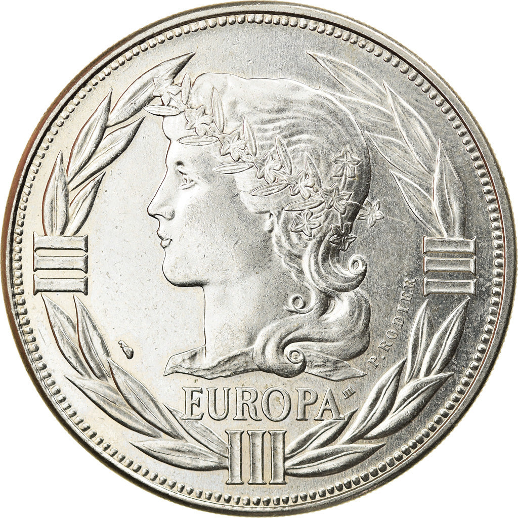 France, Medal, Ecu Europa, Marianne, Politics, Society, War, 1988, Rodier
