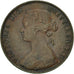 Monnaie, Grande-Bretagne, Victoria, 1/2 Penny, 1875, TTB+, Bronze, KM:754