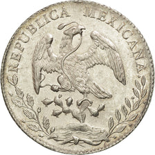 Moneta, Mexico, 8 Reales, 1887, Zacatecas, MS(63), Srebro, KM:377.13