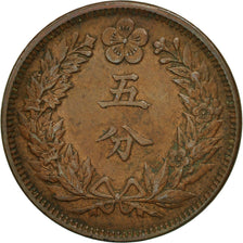 Moneta, Corea, Kuang Mu, 5 Fun, 1898, BB+, Rame, KM:1116