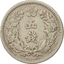 Corea, Kuang Mu, 5 Chon, Year 11 (1907), MBC, Cobre - níquel, KM:1126