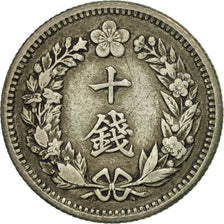 Korea, Kuang Mu, 10 Chon, Year 10 (1906), EF(40-45), Silver, KM:1127