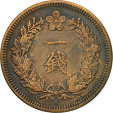 Korea, Kuang Mu, Chon, Year 9 (1905), EF(40-45), Bronze, KM:1125