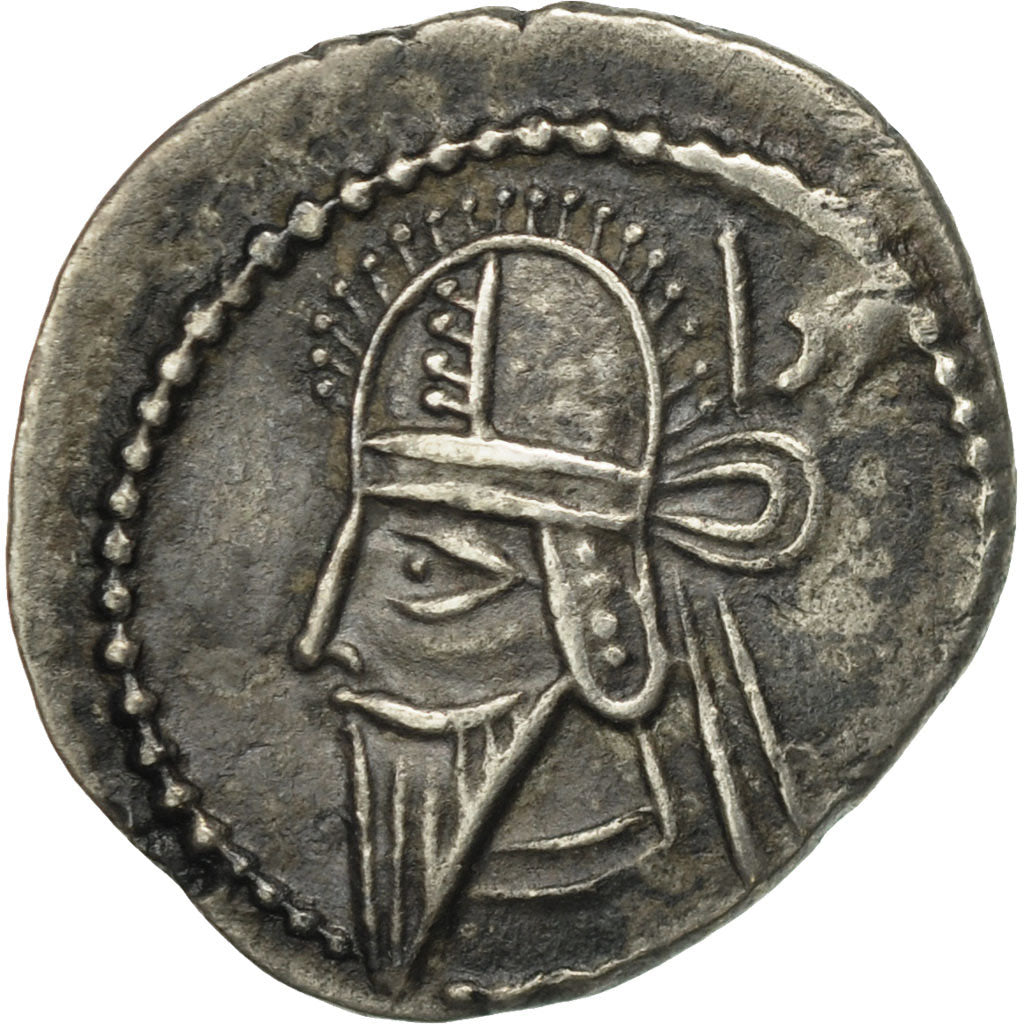 Parthia (Kingdom of), Vologases VI, Drachm, Ekbatana, AU(55-58), Silver