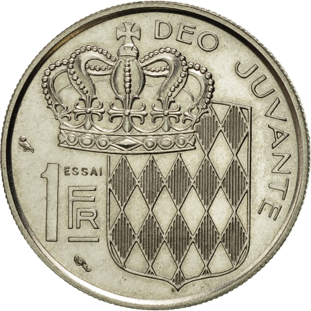 Coin, Monaco, Franc, 1960, MS(64), Nickel, KM:E38, Gadoury:150