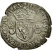 Moneda, Francia, Douzain aux croissants, 1550, Montélimar, BC+, Plata