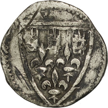 France, Artois, Robert II, Maille or Denarius, Arras, VF(30-35), Boudeau:1977