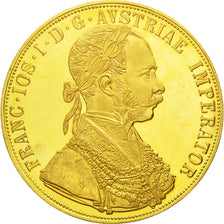 Austria, Franz Joseph I, 4 Ducat, 1915, Vienne, MS(63), Gold, KM:2276