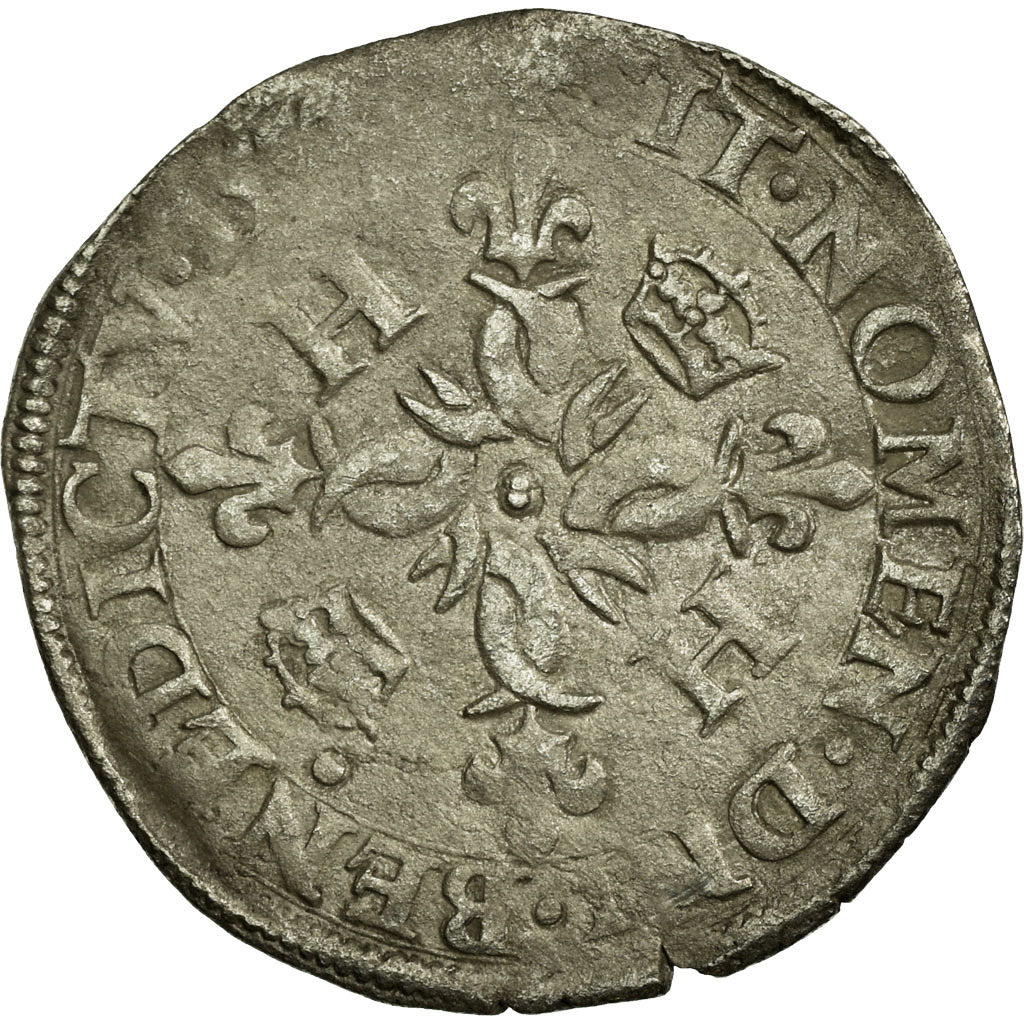 Monnaie, France, Douzain aux croissants, Troyes, TB, Argent, Ciani:1305