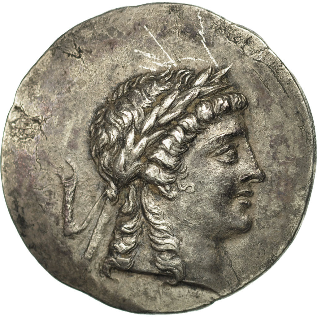 Coin, Aeolis, Myrina, Tetradrachm, AU(55-58), Silver