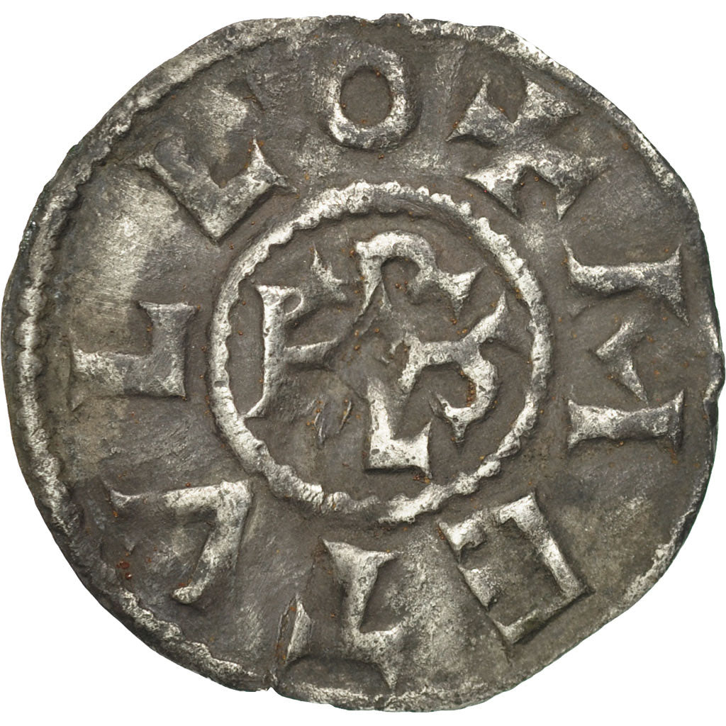Coin, France, Denarius, Melle, EF(40-45), Silver, Prou:692