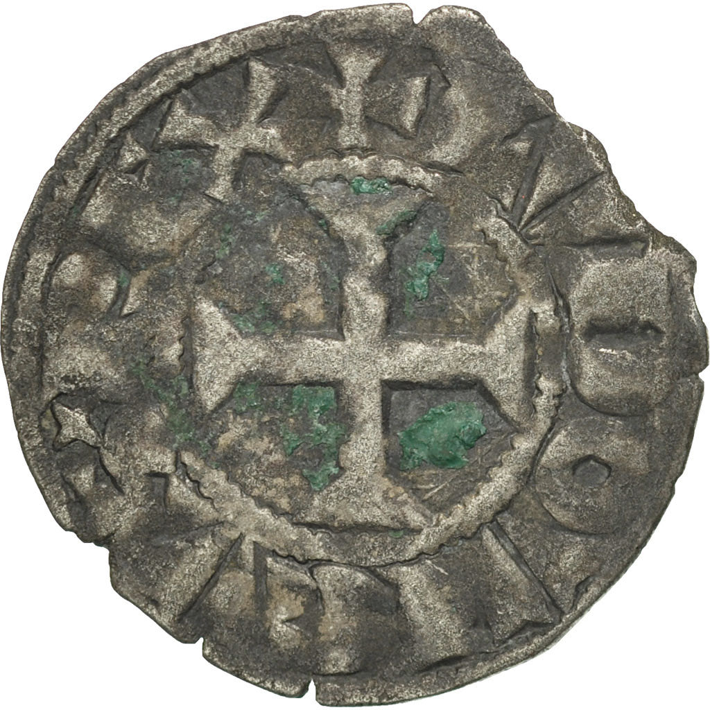 France, Louis IX, Denier Tournois, VF(30-35), Billon, Duplessy:193