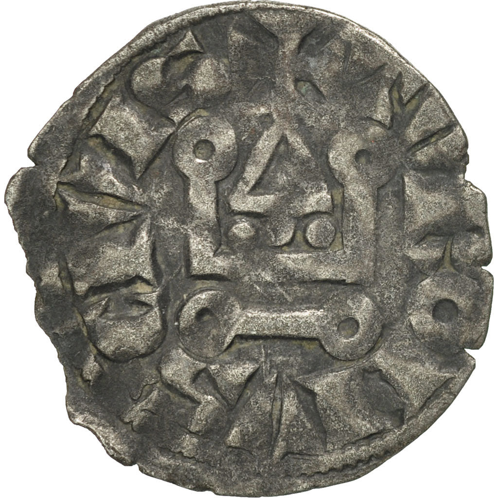 France, Louis IX, Denier Tournois, VF(30-35), Billon, Duplessy:193