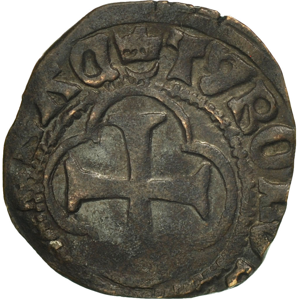 Coin, France, Louis XI, Denier Tournois, Uncertain Mint, VF(30-35), Billon
