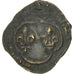 France, Louis XI, Denier Tournois, Atelier incertain, TB, Billon, Duplessy:563