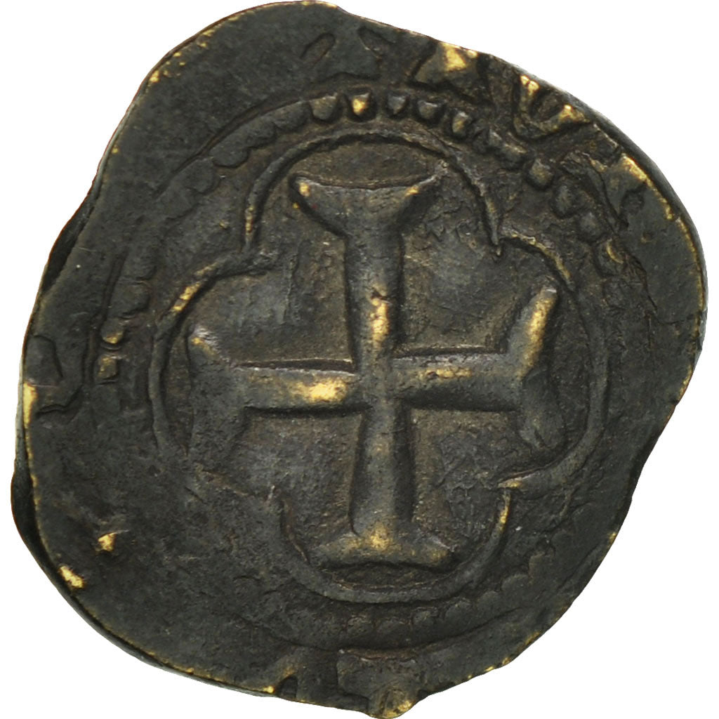 France, Louis XI, Denier Tournois, Atelier incertain, TB, Billon, Duplessy:563