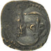 Moneta, Francja, Louis XI, Denier Tournois, Châlons-en-Champagne, VF(30-35)