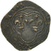 Francia, Louis XI, Denier Tournois, Uncertain Mint, MB+, Biglione, Duplessy:563