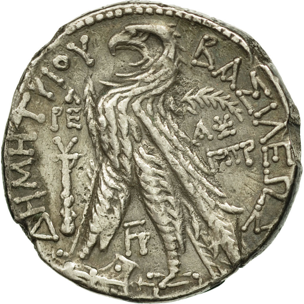 Coin, Seleukid Kingdom, Demetrios II Nikator, Tetradrachm, Antioch, AU(50-53)
