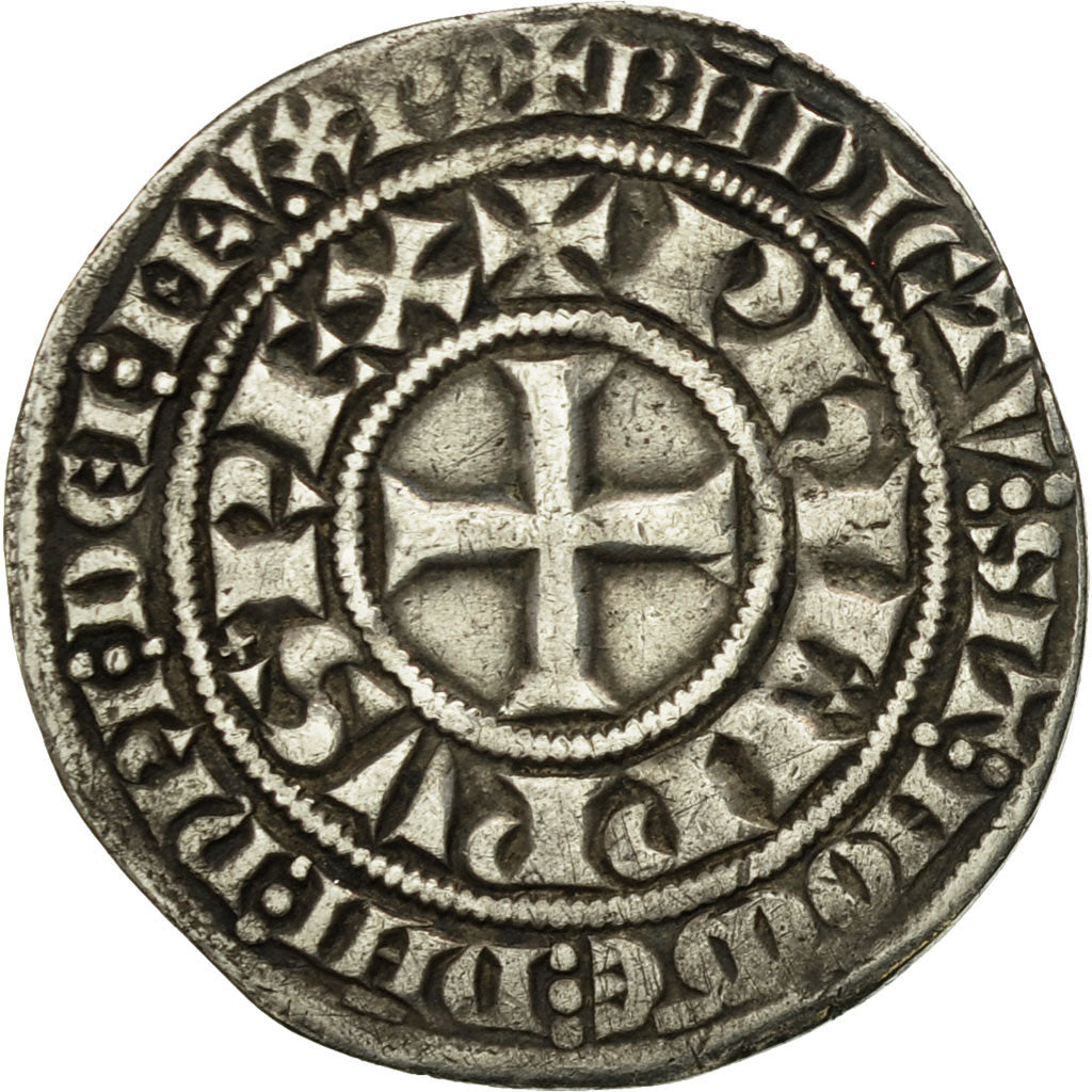 Francia, Philip IV, Gros Tournois à l'O rond, BB, Argento, Duplessy:213B