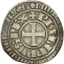France, Philippe IV, Gros Tournois à l'O rond, TB+, Argent, Duplessy:213B