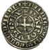 France, Charles IV, Maille Blanche, EF(40-45), Silver, Duplessy:243D