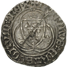 Monnaie, France, Charles VII, Blanc à la couronne, Troyes, TB+, Billon