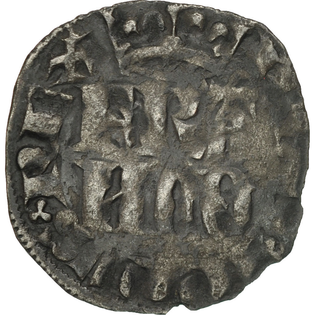 Coin, France, Philippe VI, Double Parisis, VF(30-35), Billon, Duplessy:269