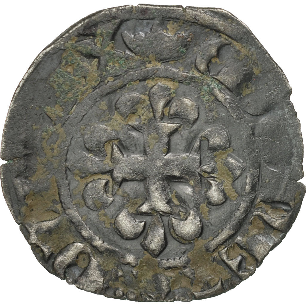 Coin, France, Philippe VI, Double Parisis, VF(30-35), Billon, Duplessy:269