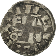 France, Philip II, Denier Parisis, Arras, VF(20-25), Silver, Duplessy:168