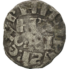 Coin, France, Philip II, Denier Parisis, Paris, VF(20-25), Silver, Duplessy:164