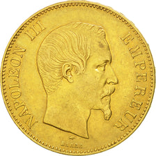 Monnaie, France, Napoleon III, Napoléon III, 100 Francs, 1855, Paris, TTB, Or