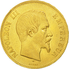 France, Napoleon III, 100 Francs, 1857, Paris, EF(40-45), Gold, KM:786.1