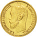 Russie, Nicholas II, 5 Roubles, 1898, St. Petersburg, TTB+, Or, KM:62