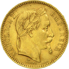Münze, Frankreich, Napoleon III, Napoléon III, 20 Francs, 1863, Paris, SS