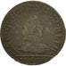 Moneda, Francia, Ardennes, Charles I, Liard, 1609, Charleville, BC, Cobre